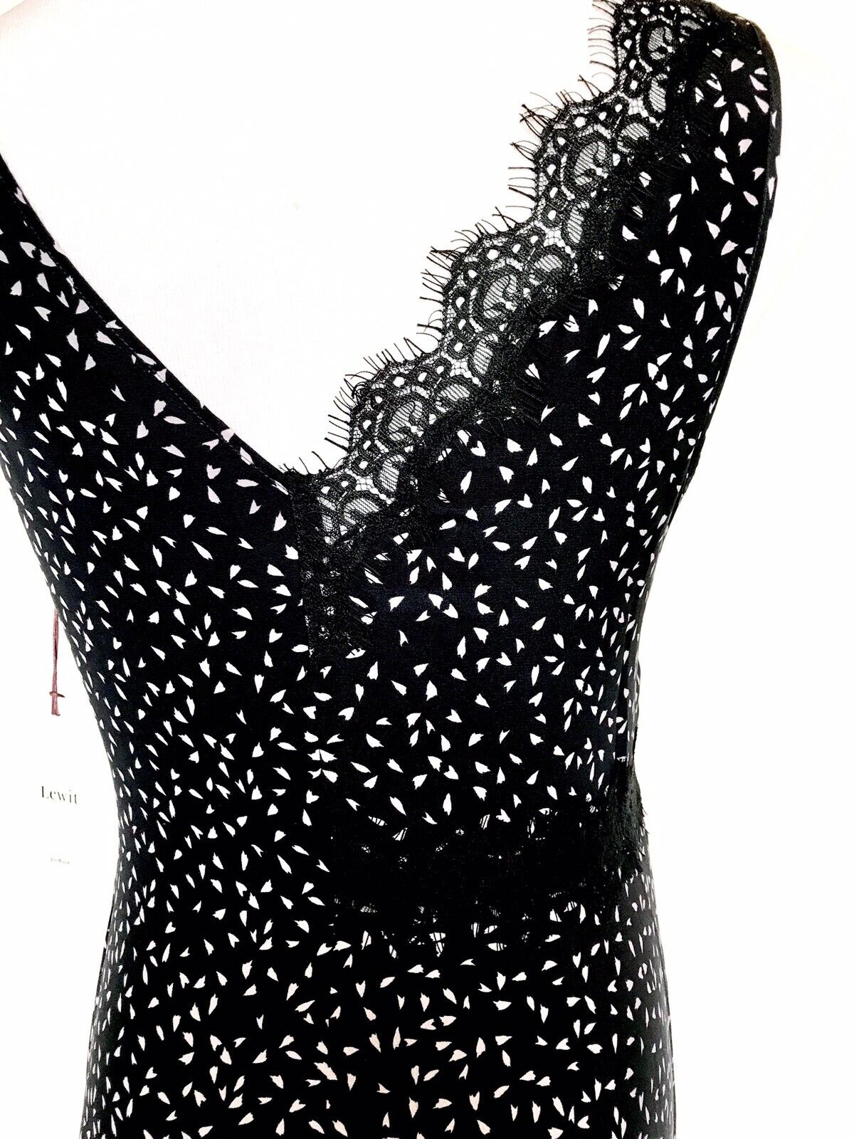 Lewit Dark Navy Night  Jane 100% Silk Dress. Retail $379 Price $148 NWT Size 10