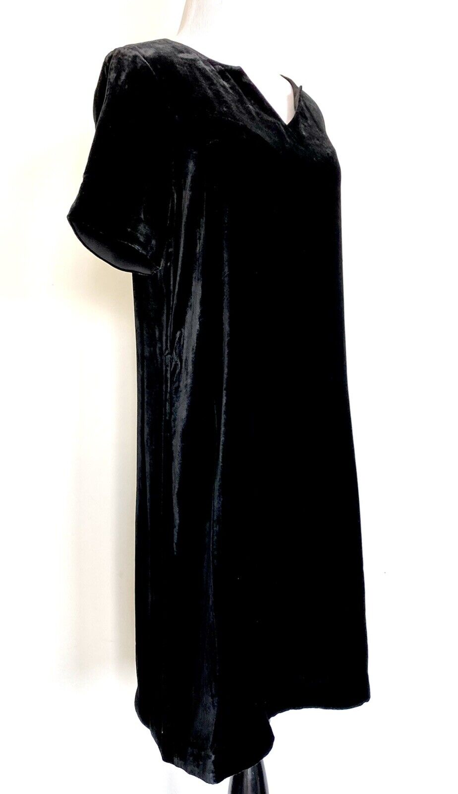 Sundance Olivia Velvet Silk Mix Black Dress Retails $168 Price $64 NWT Size XS