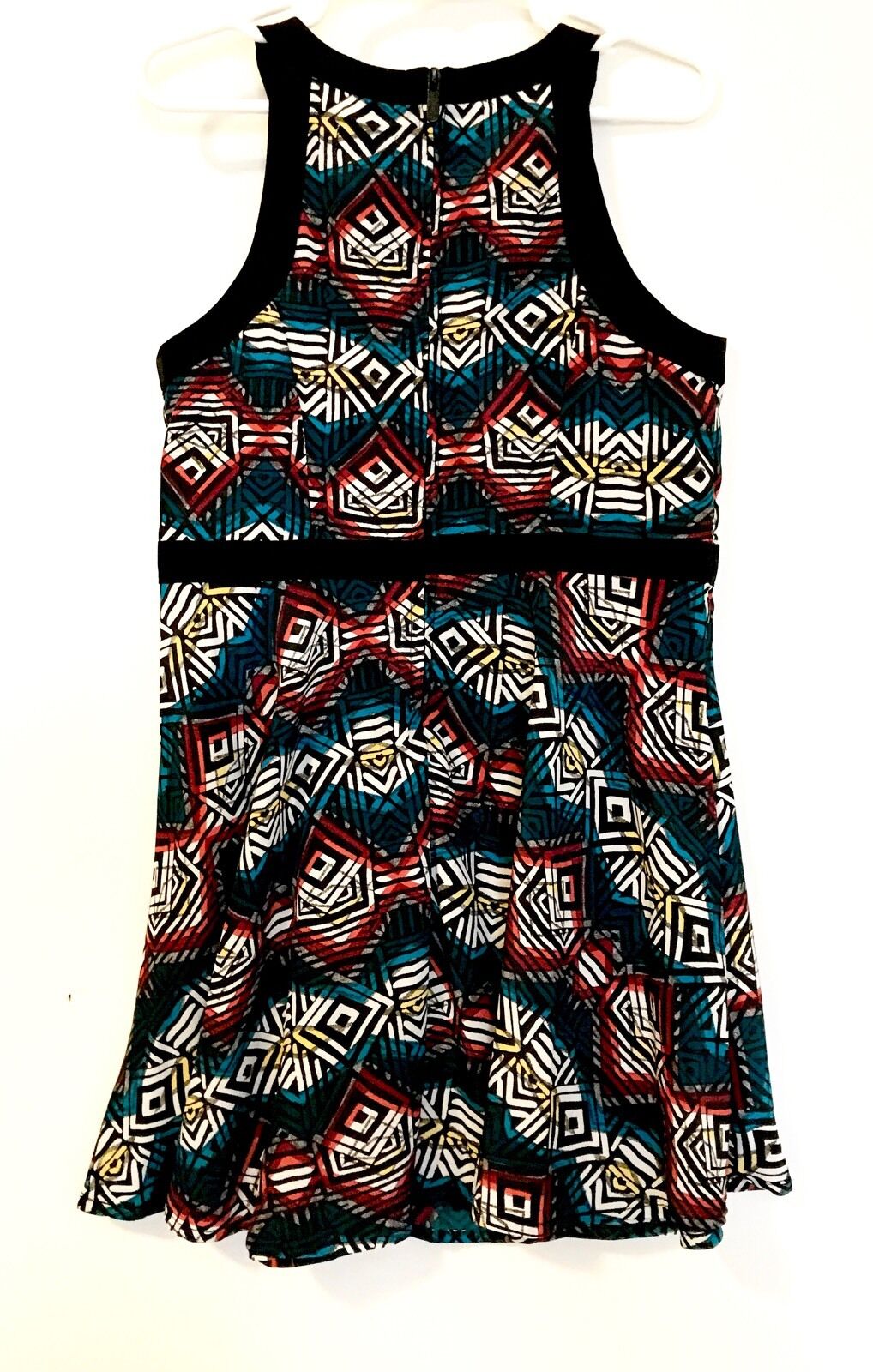 Ella Moss Black Band Diamond Silky Dress. NWT Retail $64 Price $29 Age 6X