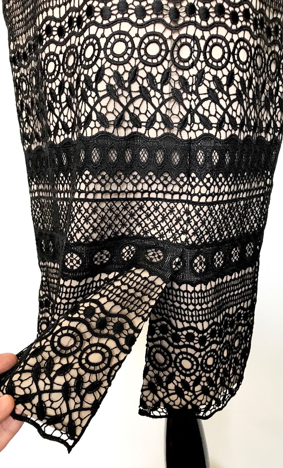 Emerson Rose Black Lace & Nude Dress. NWT Retails $149 Price $45 Size 2