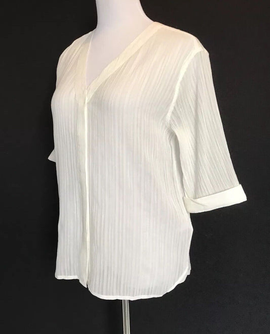AllSaints Wairyn Chalk Blouse. NWT Retail $215 Price $78 Size 2 All Saints