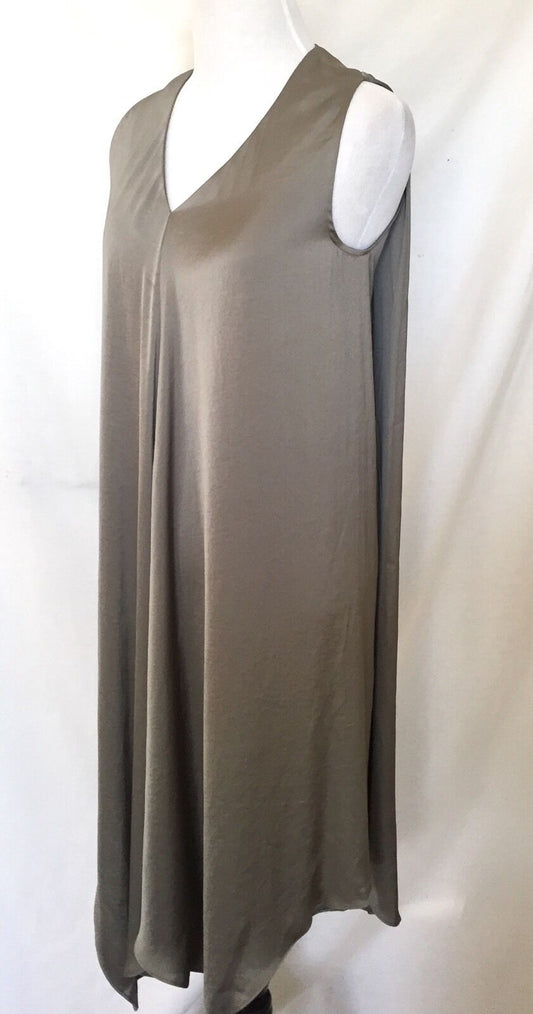 AllSaints Blaze Steel Grey Silky Dress.Retail $308 Price $125All Saints Size 0