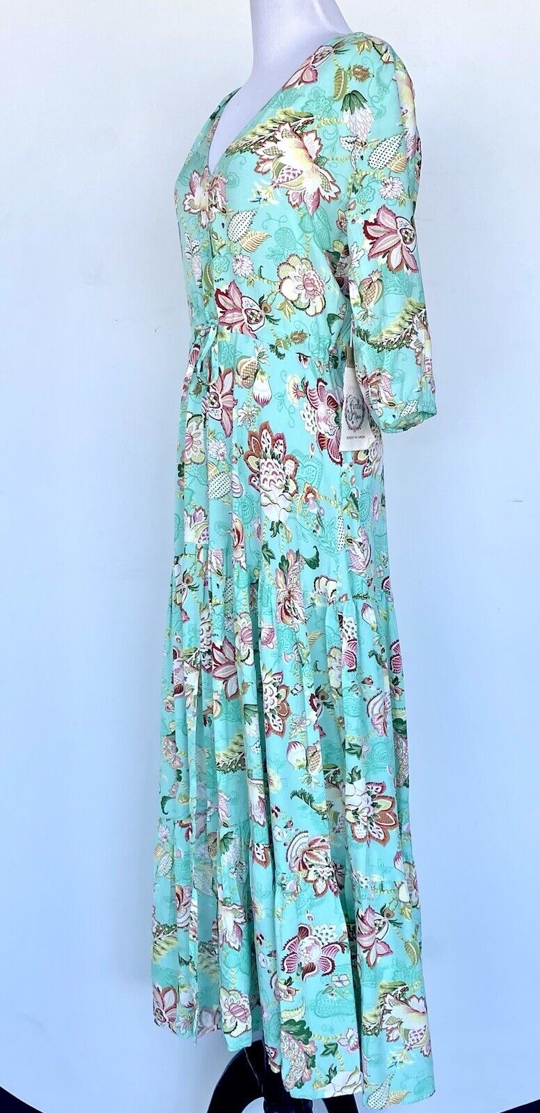 Sunday Mi Amor Anthropologie Dress Women Size XS maxi Retail $79.99 price $49.99
