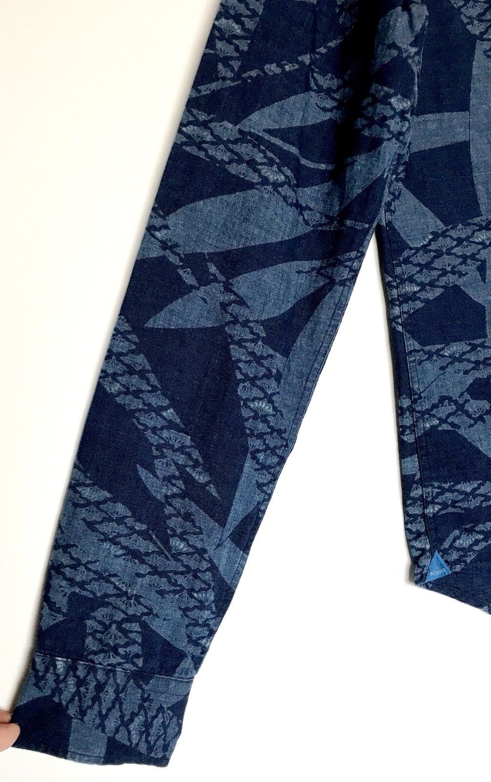 Scotch & Soda Blue Linen / Cotton Mix Shirt. NWT Small Retail $125 Price $69