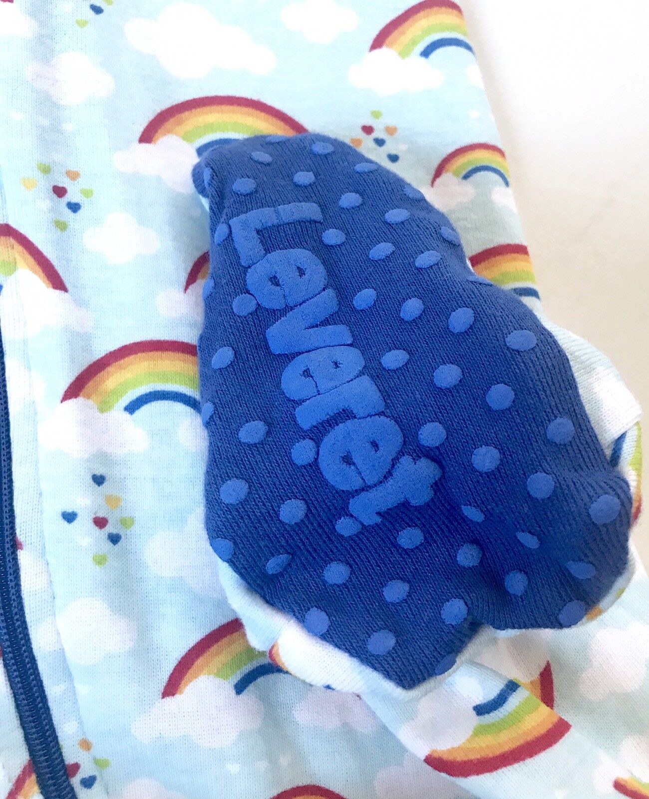 Leveret Rainbow Footed Sleepsuit 12-18 M Retails $19.99 Price $15.95 NWT