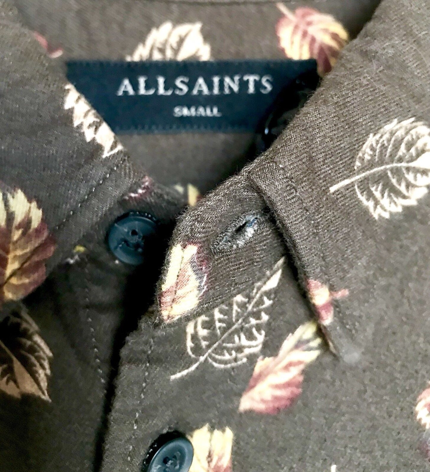 AllSaints Wieppe LS Shirt  Retail $165 NWT Price $76 All Saints Size S
