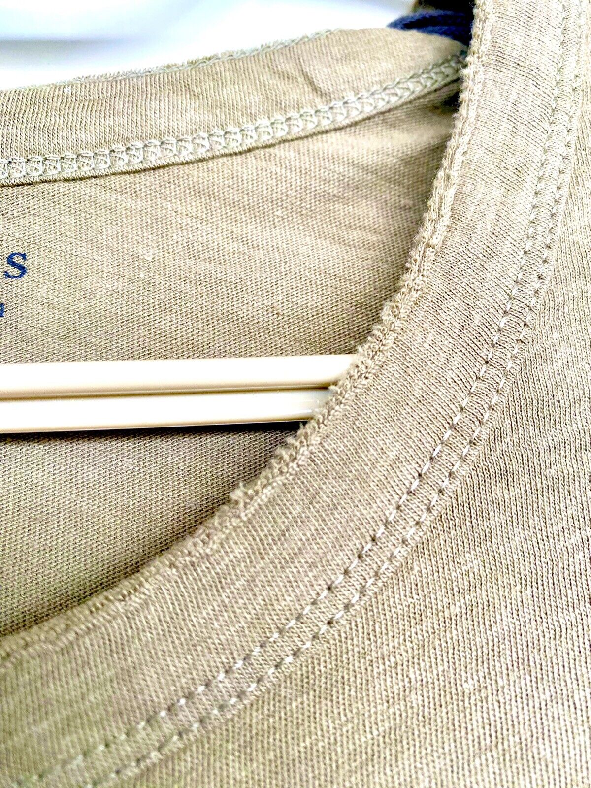 AllSaints Figure Henley SS Tee. NWT Retail $79 Price $59 Khaki Size M