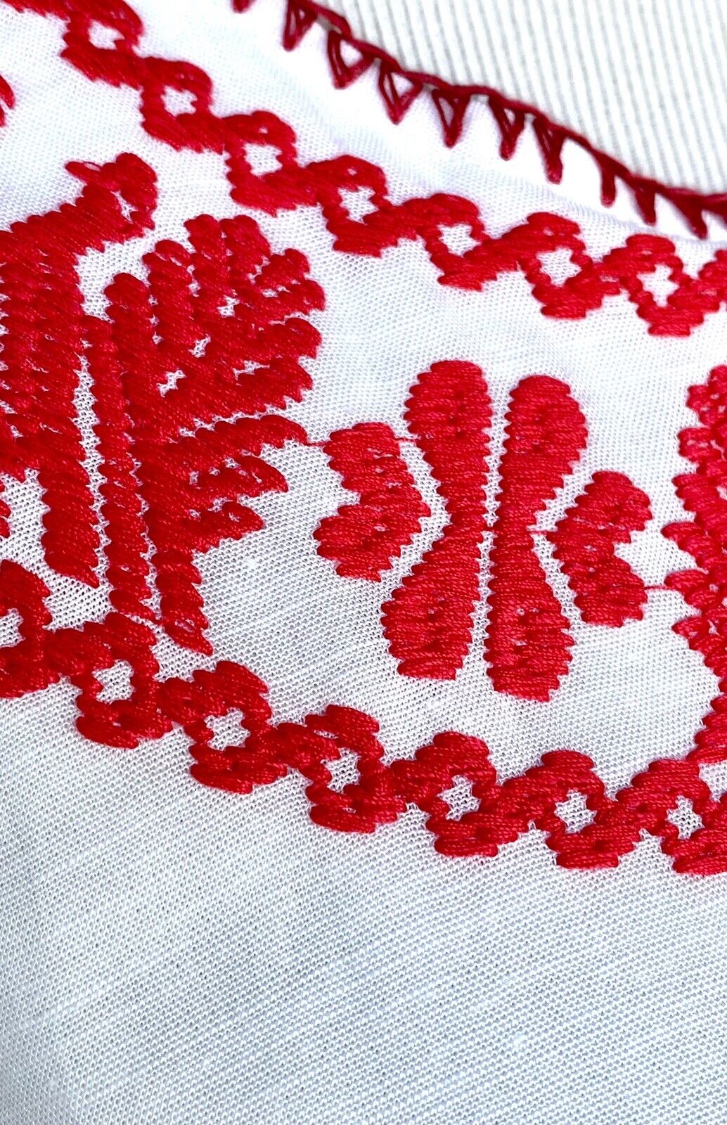 NWT J Marie embroidered Irene Dress size Small Retail $92 Price $69 Linen Mix