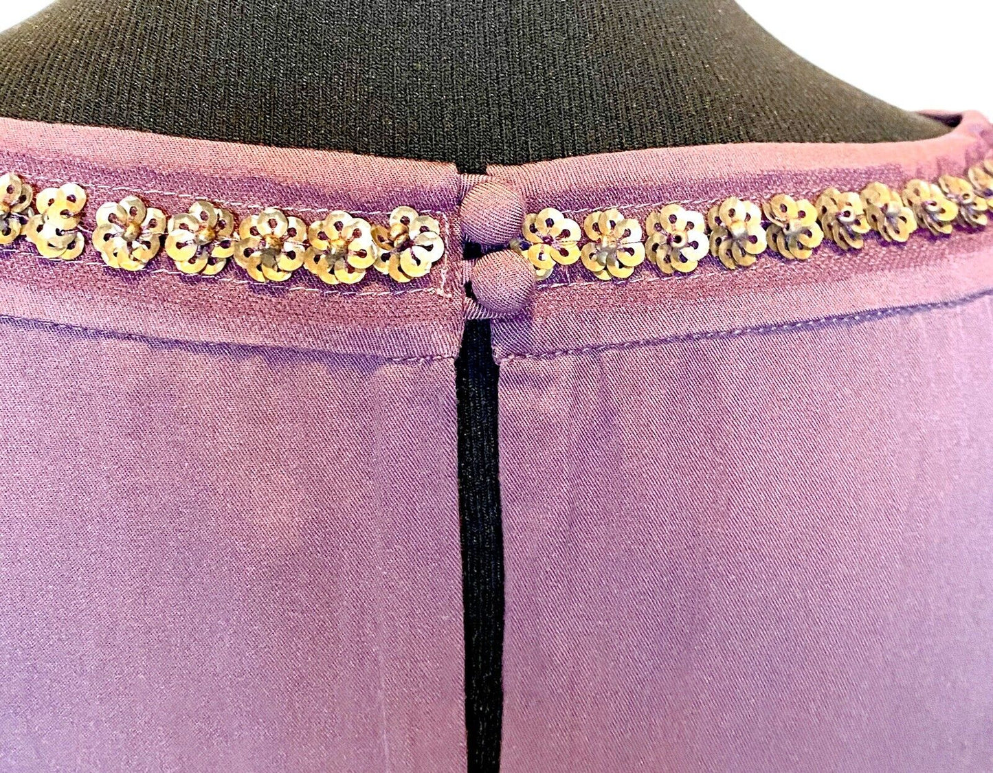 Elizabeth And James Purple Sequin Neck Tunic Dress. Retails $395 Price 88 XS NWT