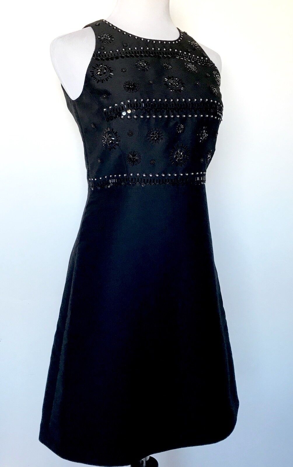 Kate Spade Black Sequin Formal Dress. NWT Retail $498 Price $265 Size 6