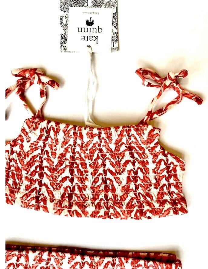 Kate Quinn Bamboo Smocked Top & Bloomer Sunset Retail $42 Price $29 12-18M