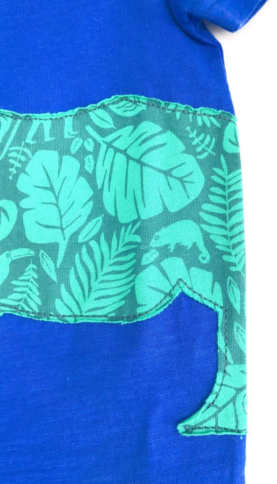 Mini Boden Rhino Appliqué Tee. 2-3 Years Retail $29 Price $22 NWT