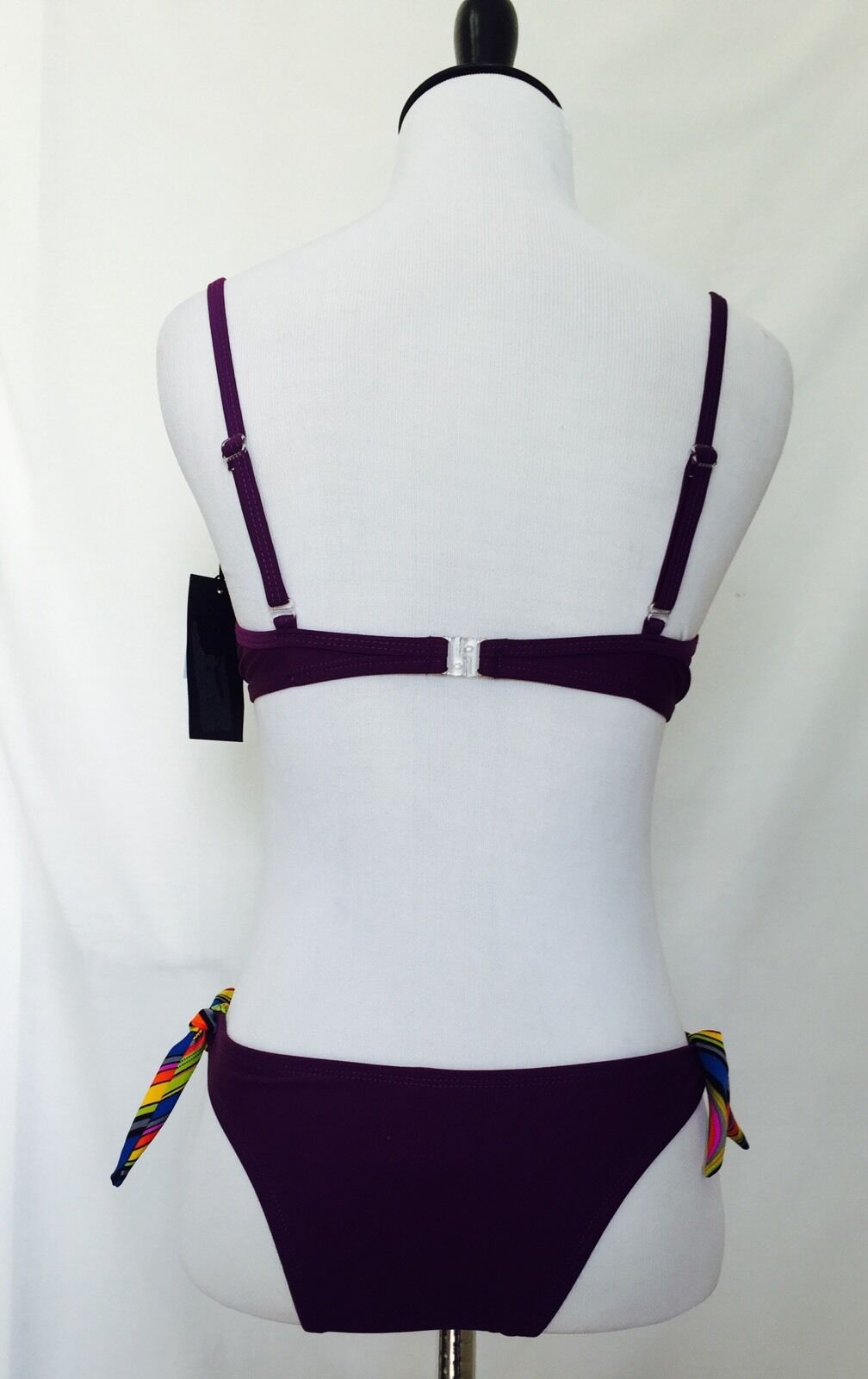 Envya Purple Bikini.Rose Heart Picture NWT Size S. PRICE $28