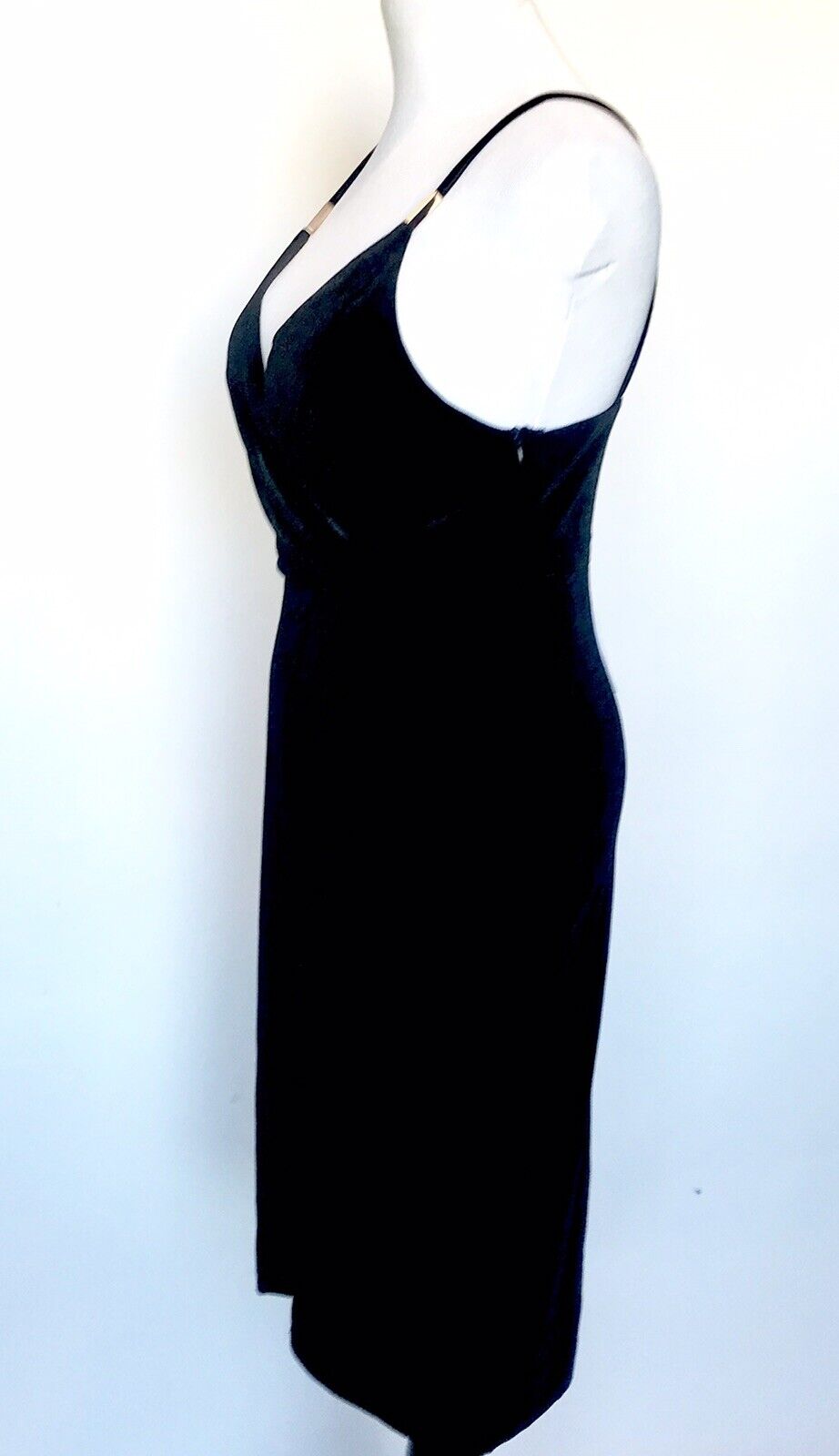 Aqua NWT Dress Black Velveteen Wrap Dress S Retail $128 Price  $45
