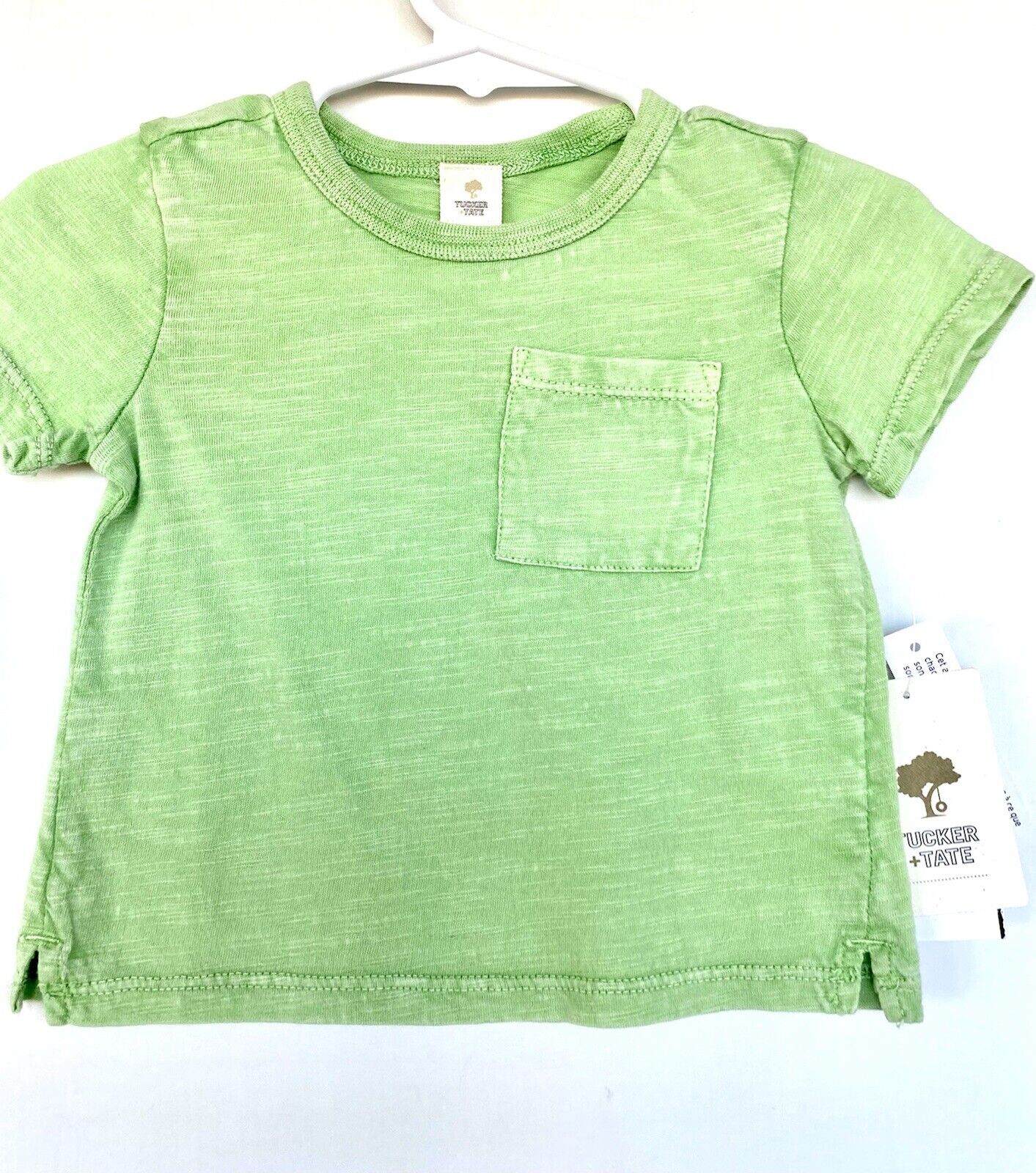 Tucker + Tate Green Washed Out T-Shirt. NWT Price $1$15 Age 6m 100% Soft Cotton