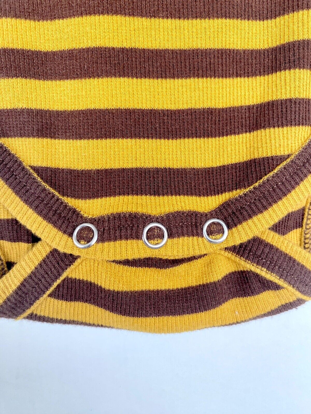Kate Quinn Organic Cotton Bodysuit LS Striped Retail $24 Price $18 3-6 M
