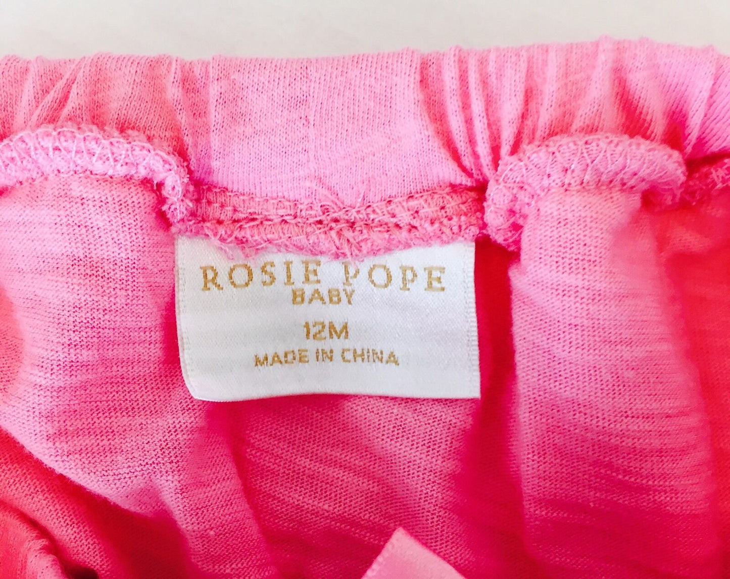 Rosie Pope Baby Pink Bow Tutu With Attached Knickers. Retails $28 NWT 12 M $18