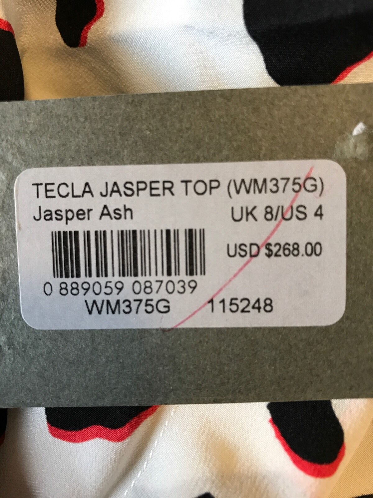 AllSaints Silk Tecla Jasper Blouse.NWT Retail $268 Price $86 Size 4 All Saints