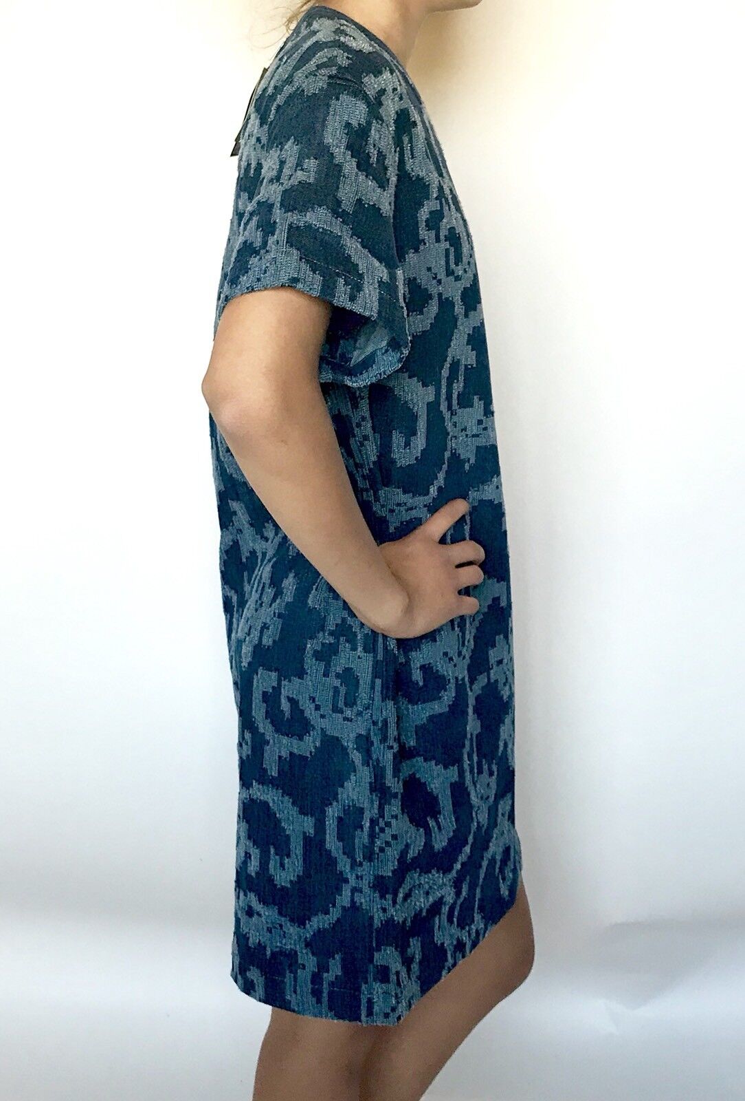 Rag And Bone Esmond Laser Cut Denim Dress. Size XS Retail $495 Price $115 NWT