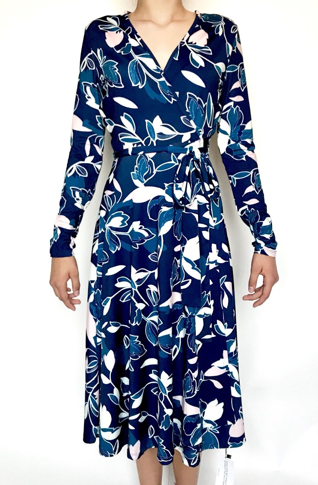 Yumi Kim  Around Town Midi Wrap Dress Size XS Retail $178 Price $78 NWT
