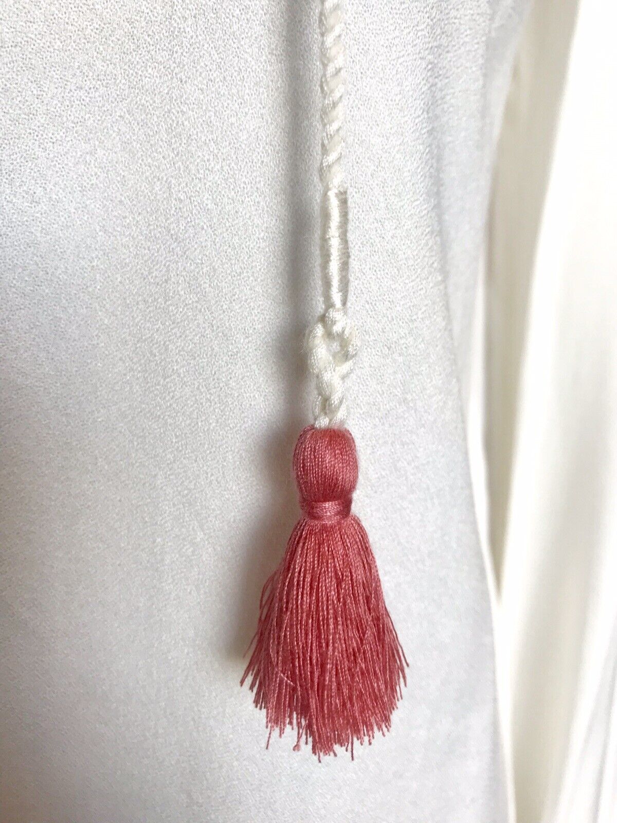 Boden Ivory Star Embroidery Polly Tassel Blouse NWT Retails $98 Price $38 Size 4