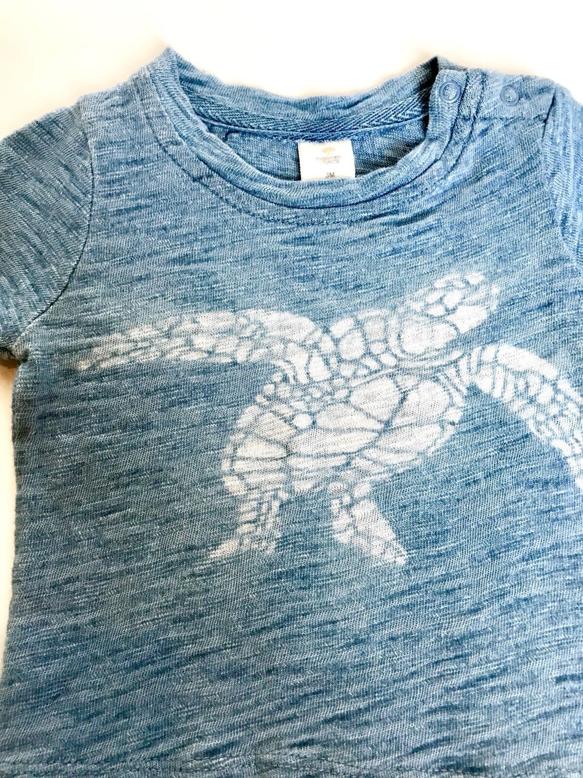 Tucker Tate Blue Sea Turtle Soft Cotton T-Shirt NWT Retail $25 Price $14.98 3M