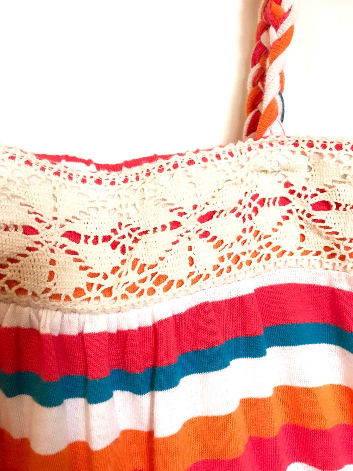 Tucker & Tate Girls Stripe Romper.NWT Retails $32 Price $15.50 Age 4