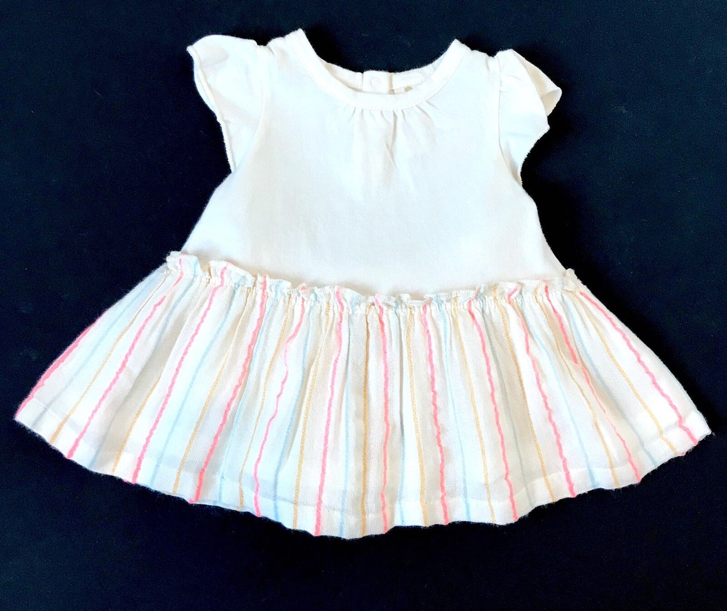 Tucker + Tate Ivory Stripe 2pc Dress & Panties Retails $29 Price $17 3 M