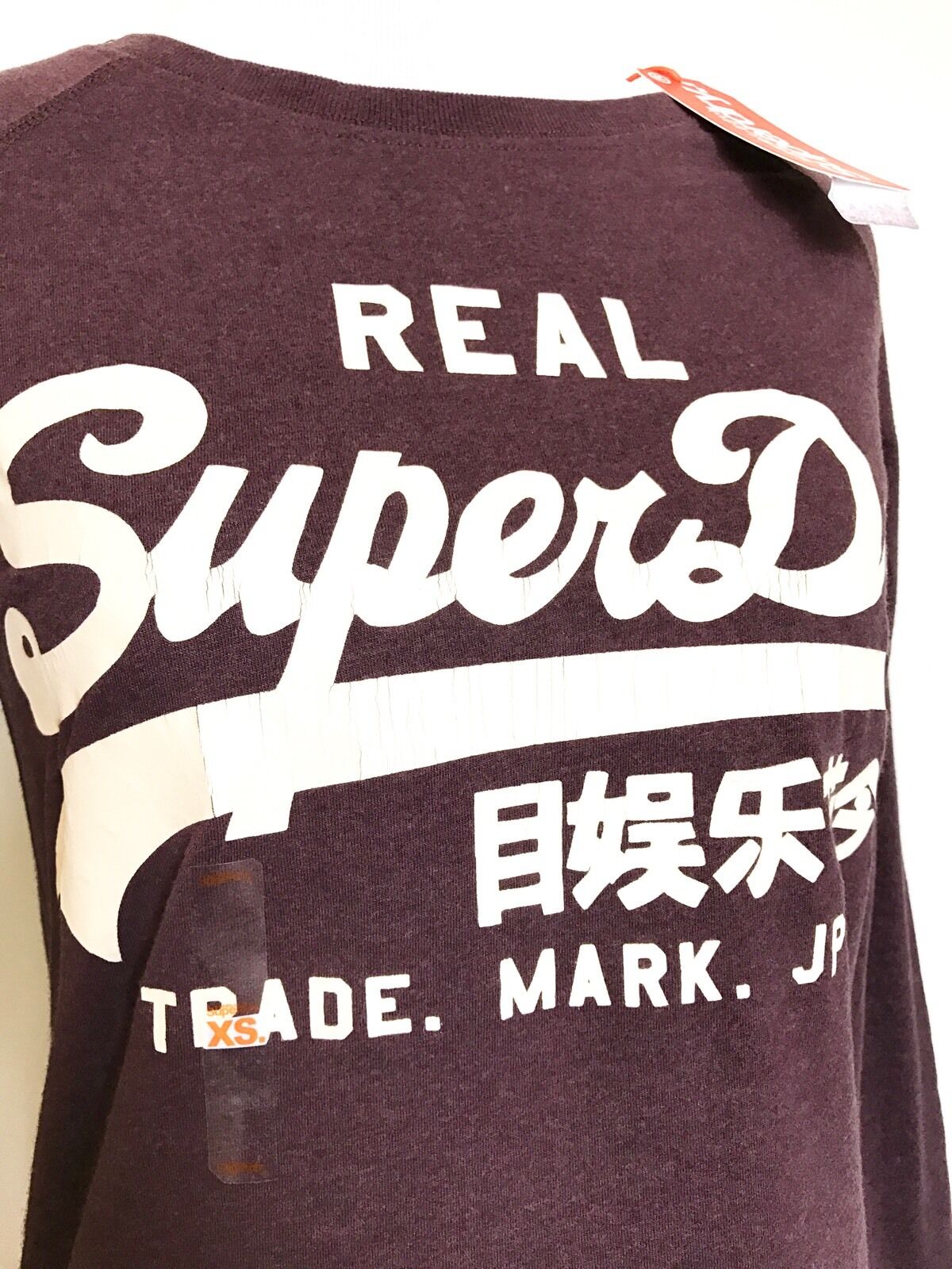 Superdry Vintage Logo Long Sleeve Tee NWT Size XS Retail $44 Price $33
