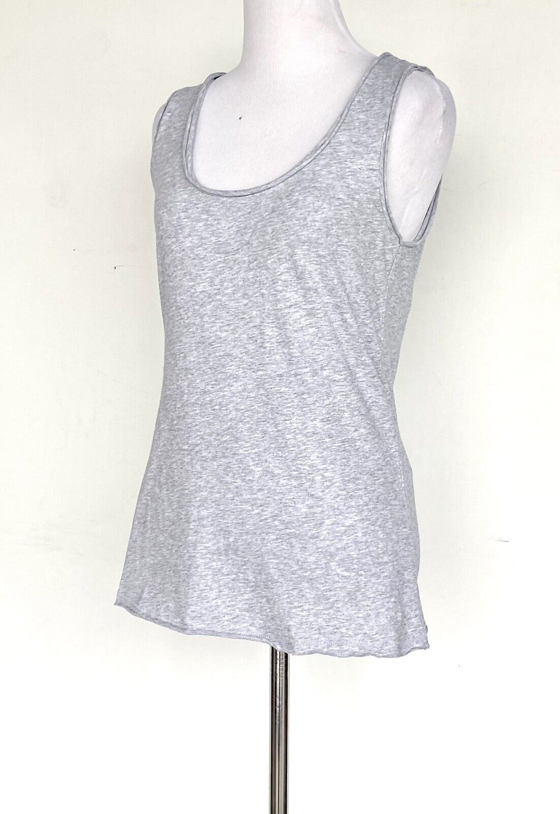 AllSaints Grey Marl Emelyn Vest Tee. Price $35 Size XS NWT Roll Edge