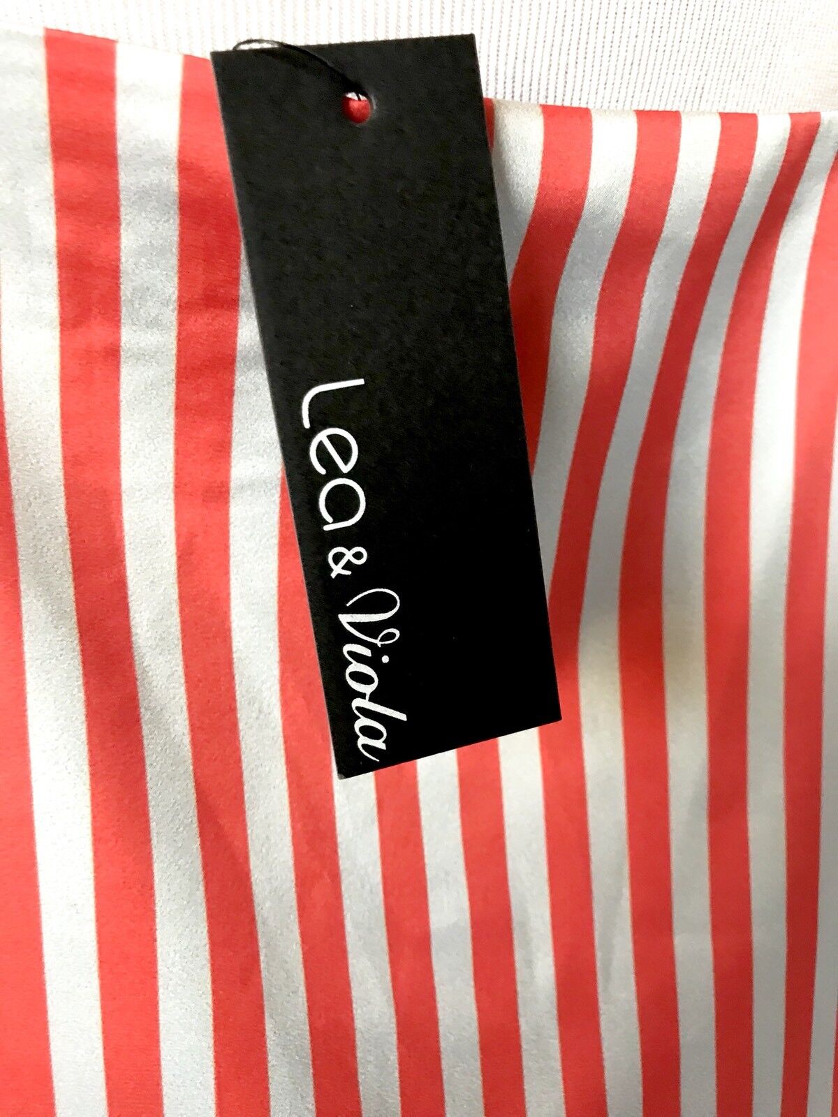 Lea And Viola Striped Silky Dress. Retails $168 Price $69 NWT Size L