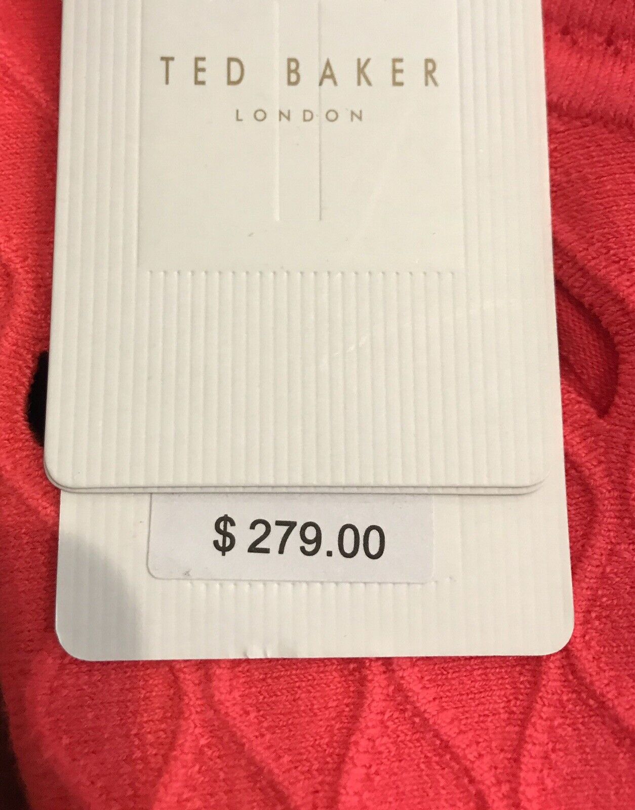 Ted Baker Zaralie Jacquard Panel Skater Dress 3(US 8) Retail $279 Price $132 NWT