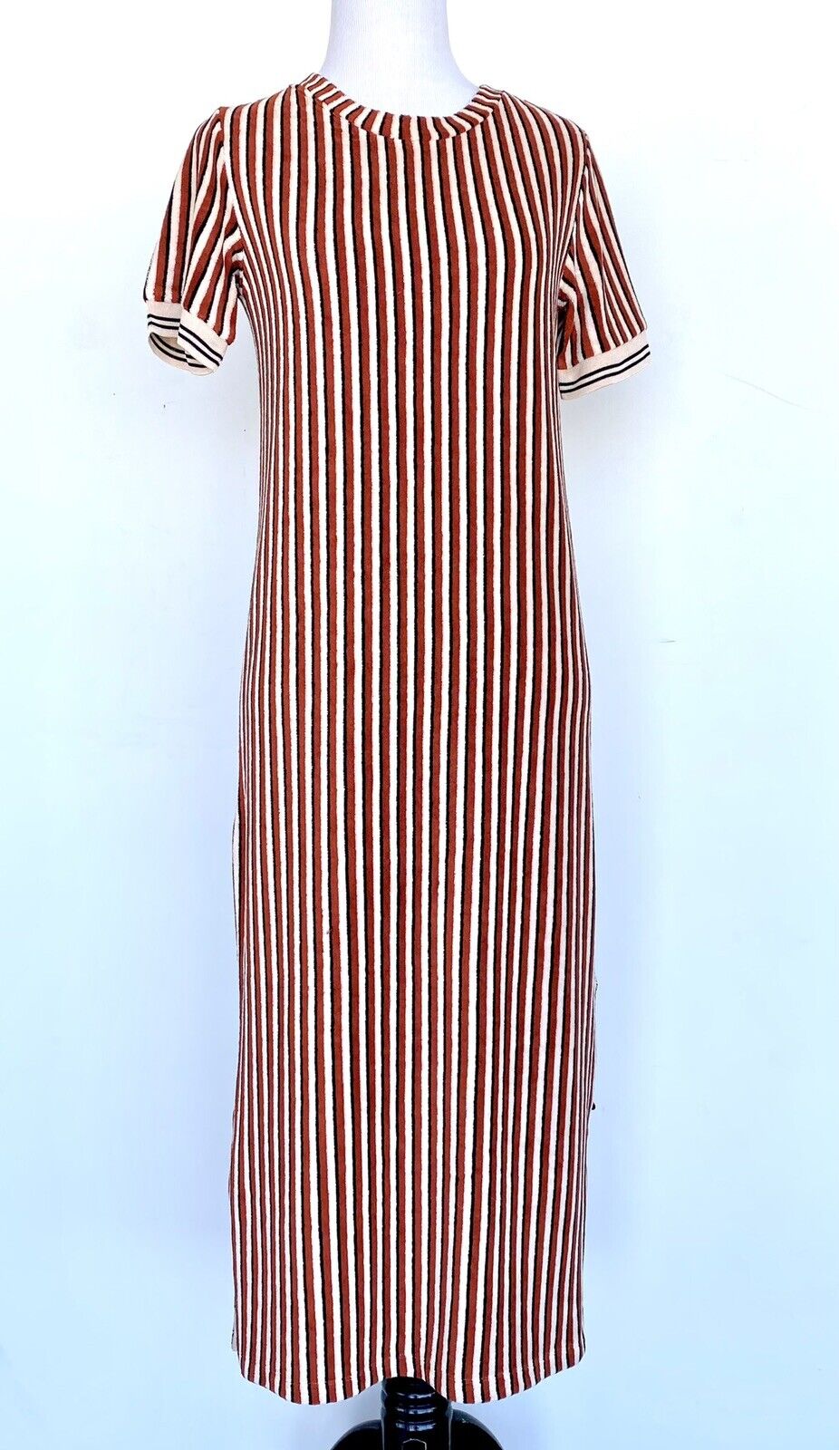 Scotch & Soda Striped Poolside Toweling Dress Cover Up Retail $135 Price $79