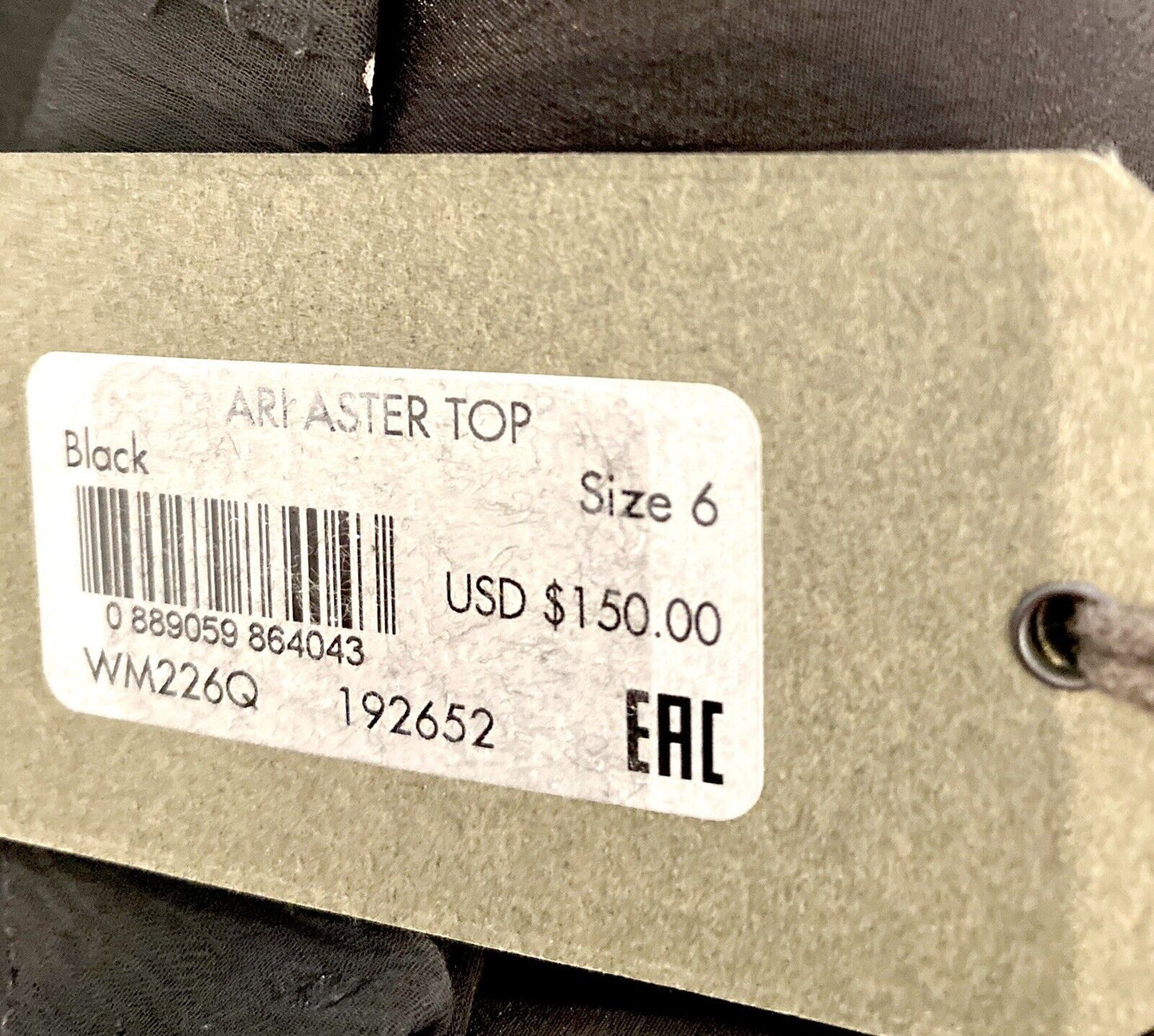 AllSaints Ari Aster 2 Pc Ruffle Top NWT Retail $150 Price $68 Size 6 All Saints