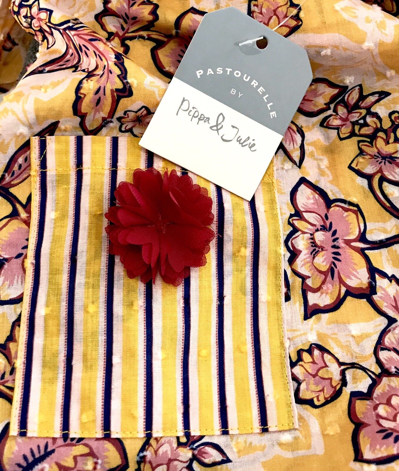 Pippa & Julie 2pc Mustard  Dress & Knickers Retail $45 Price $$28 24 Months NWT