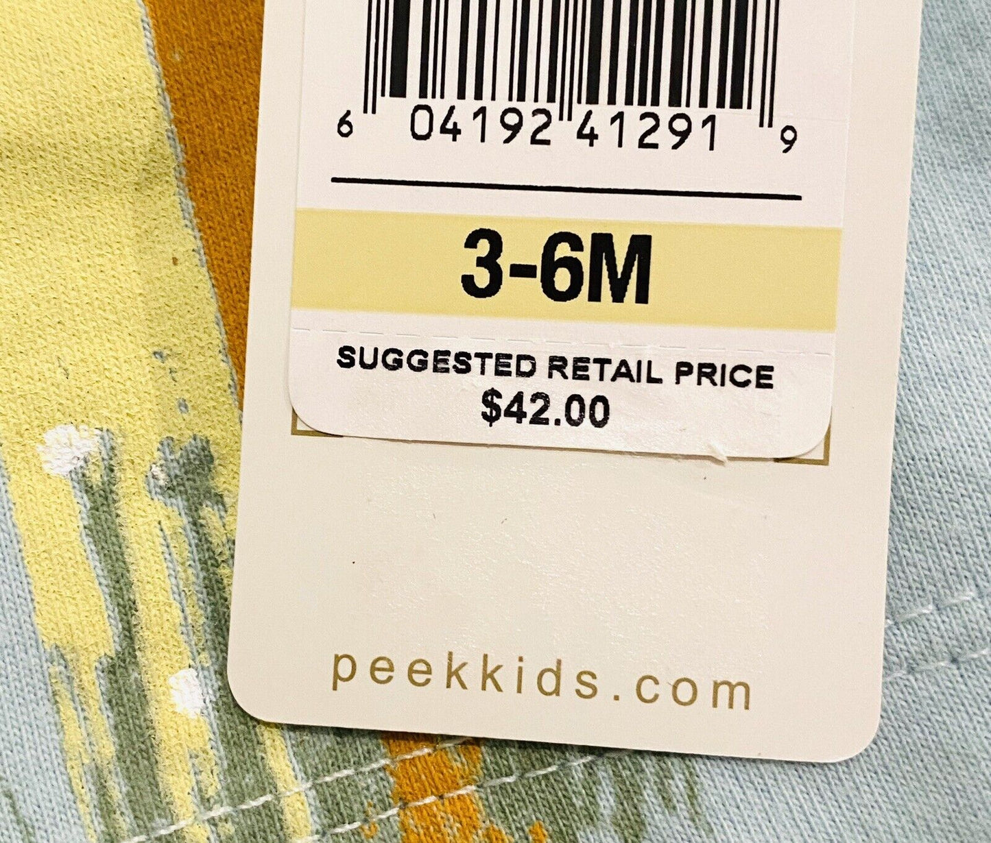 Peek Happy Bird Rainbow Tee And Pants Set NWT 3-6 M Retails $42 Price $26