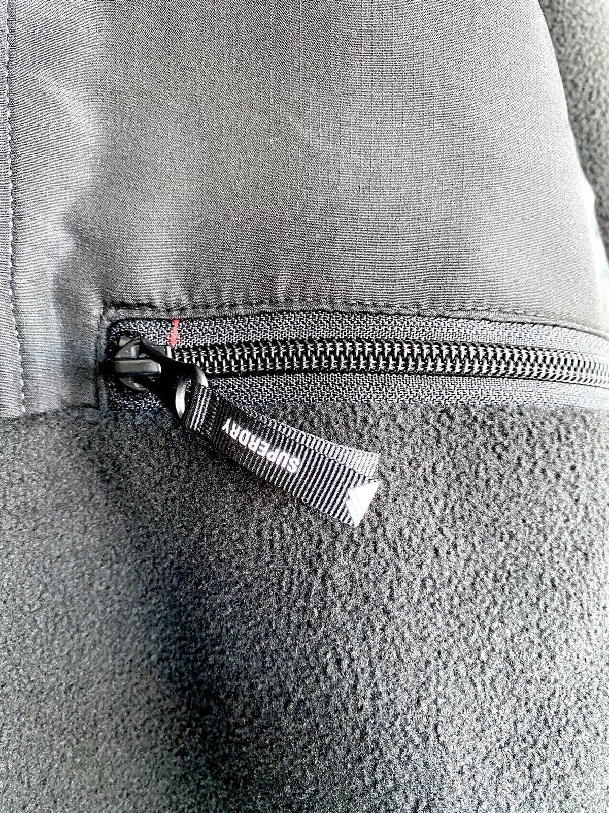 Superdry Sport Mountain Sport Fleece Jacket Size L Price $79.95 Black