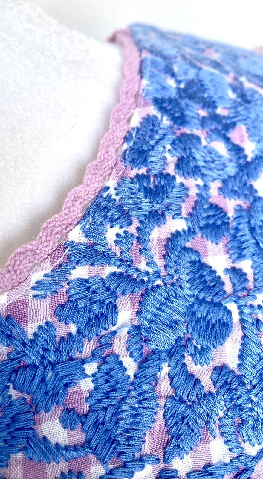 J Marie embroidered Oakley MIDI Dress size S Retail $140 Price $70 Gingham