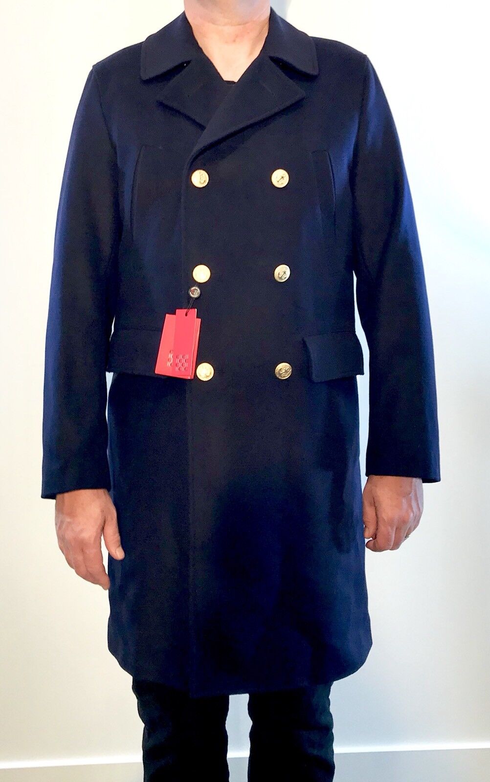 Carolina Herrera Men’s Military Style Coat. Retails $1,145 Price $395 NWT Size L