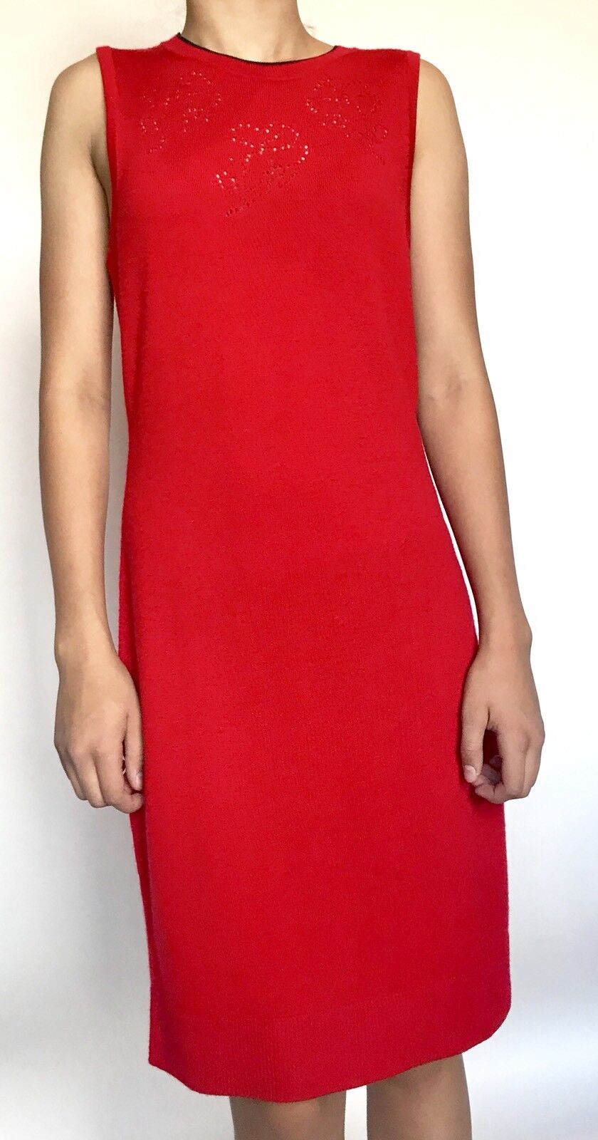 Rag And Bone Red Merino Knit Adriana Dress. Size M Retail $395 Price $165 NWT