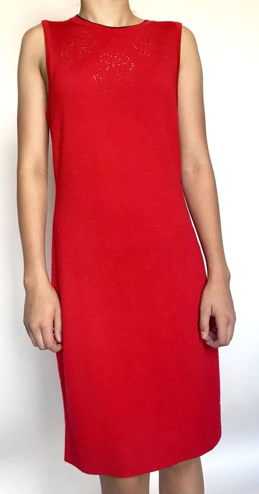 Rag And Bone Red Merino Knit Adriana Dress. Size M Retail $395 Price $165 NWT