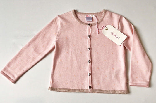 Billieblush Pink Glitter Spot Cardigan Retails $57 Price $39 Age 3 NWT