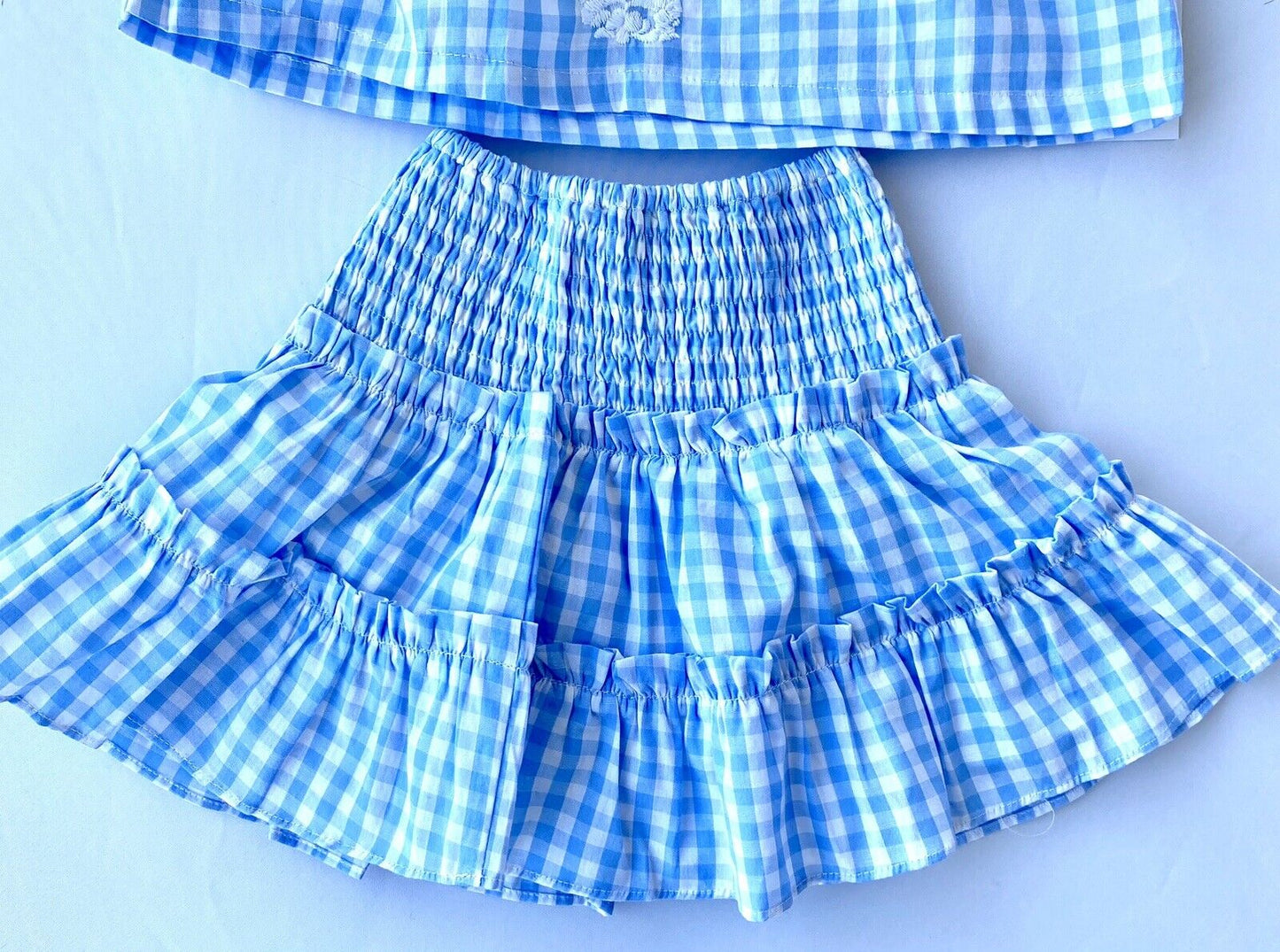 J Marie embroidered Juniper Set 5T Retail $136 Price $49 Blouse Skort