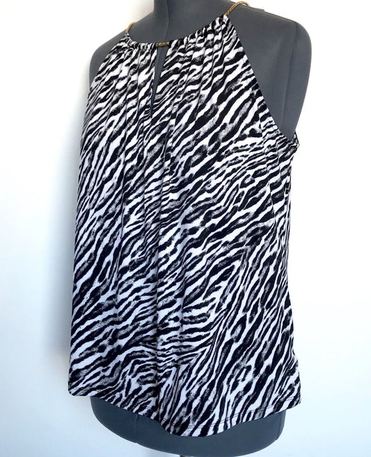 Michael Kors Animal Print Top NWT Retails $99.50 Price $$46 Size XL
