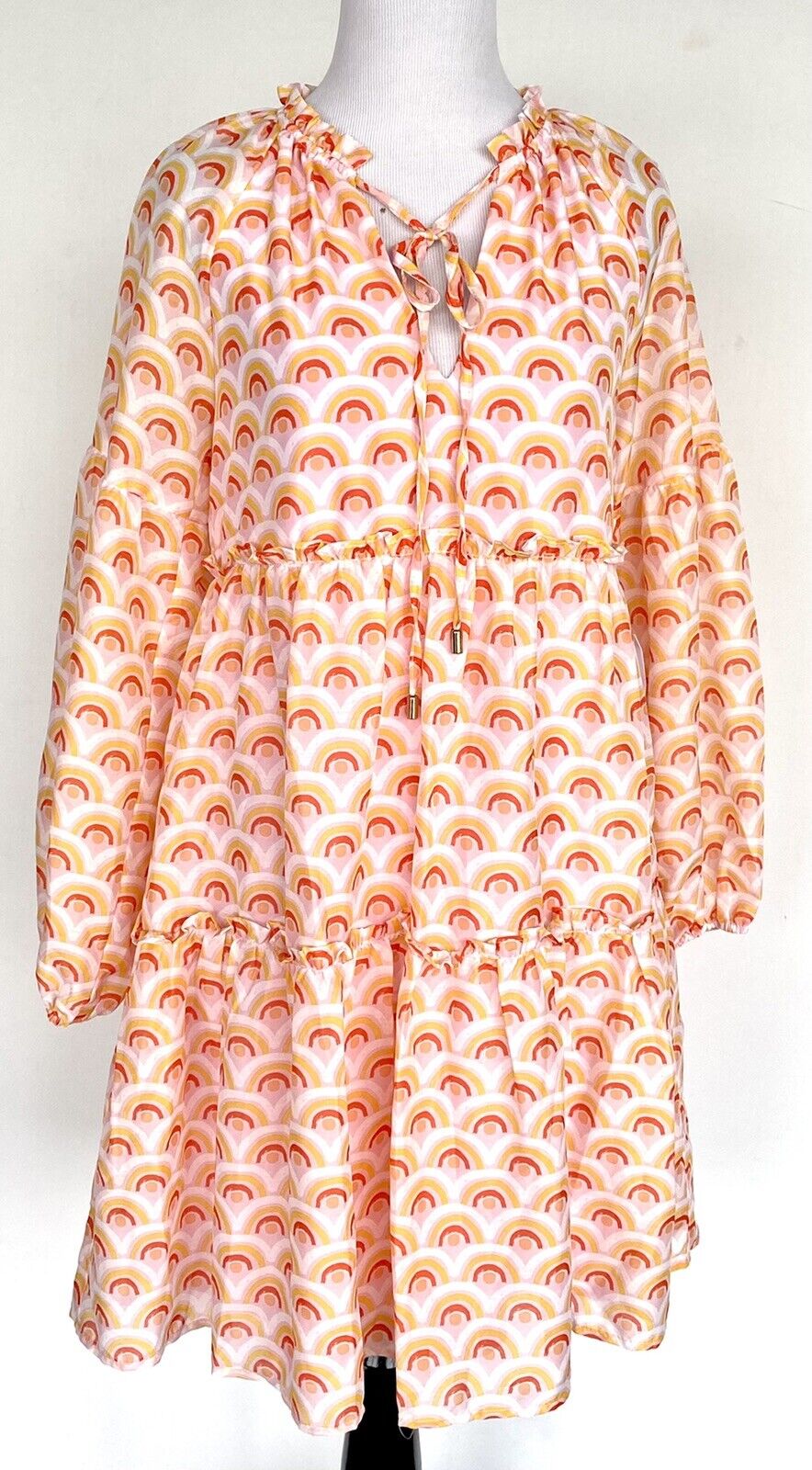 J Marie The Summer Tiered  Dress size M Retail $128 Price $69