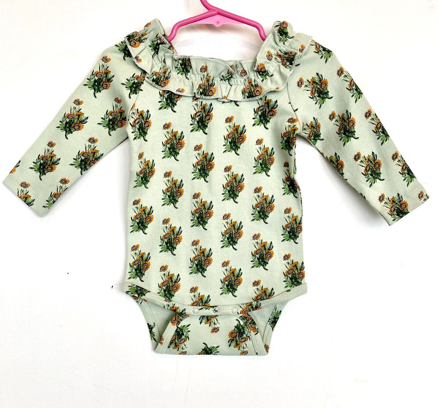 Kate Quinn 100% Organic Cotton Bodysuit Retail $32 Price $26 12-18 M Calendula