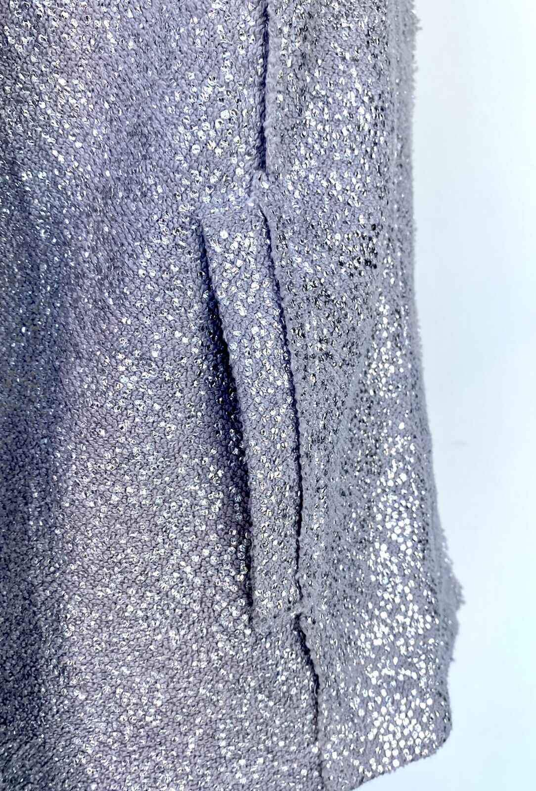 Anthropologie Dolan Silver Grey Jacket Retails $128 Price $59 XS Raw Edge NEW