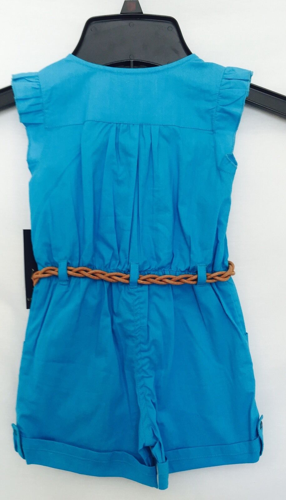 U.S. POLO ASSN. Blue short pantsuit. Rope Belt NWT Age 2 T Retails $38 $14