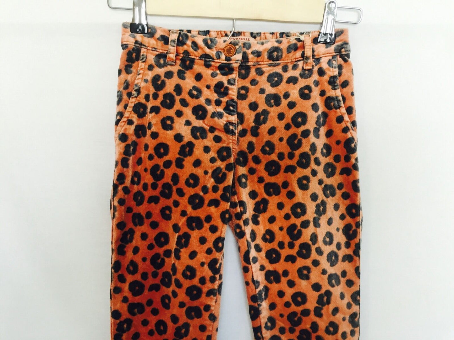 Scotch R'Belle  Soft Coral Leopard Dress Pants NWT Age 12 Retails $99 Price $38