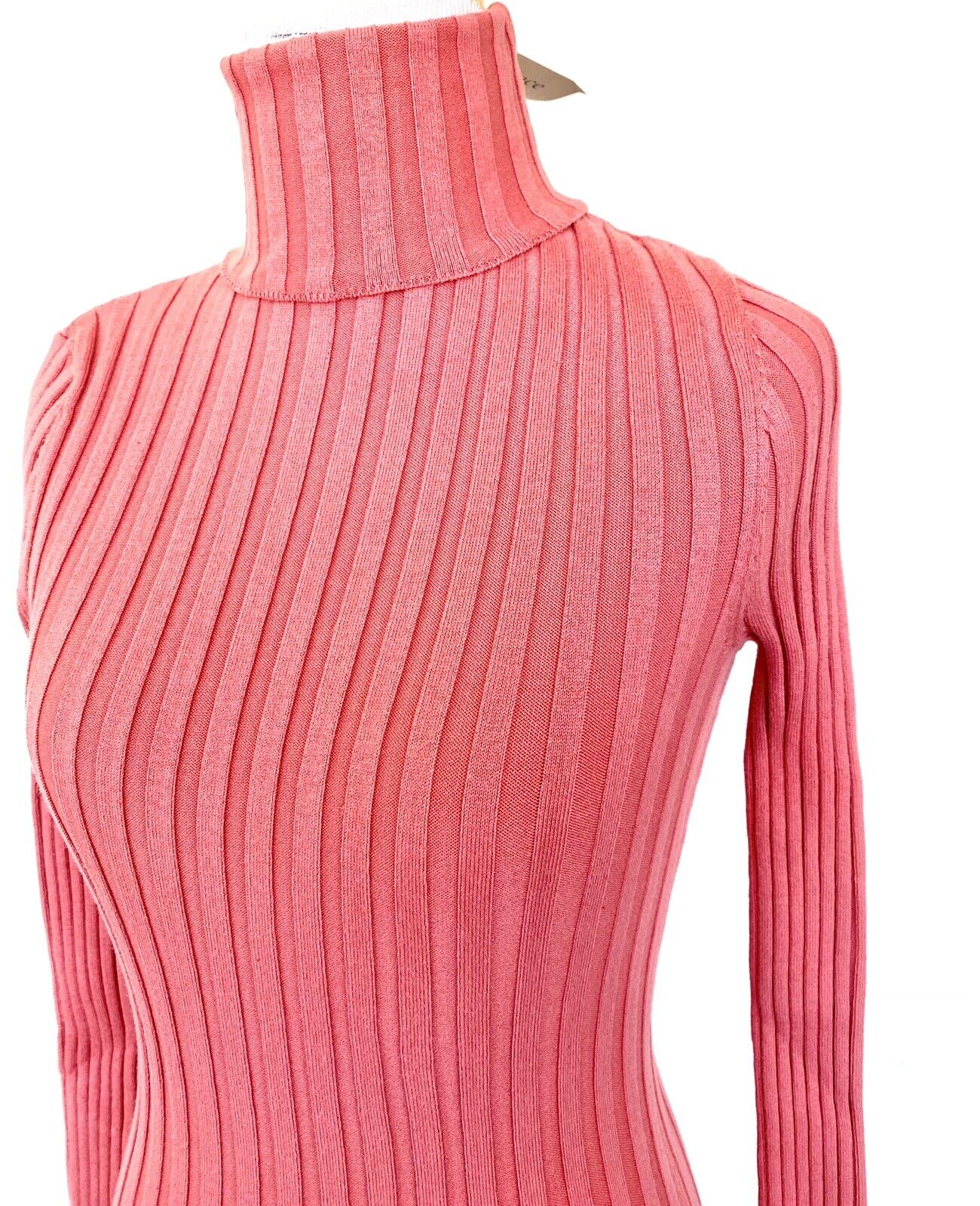 Sundance Legends Turtleneck Sweater Retail $88 Price $52 NWT PXS Guava